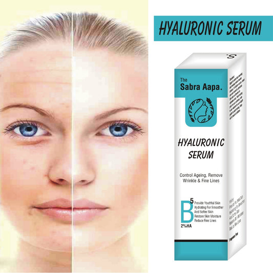 SABRA AAPA Hyaluronic Acid Face Serum 20ml – Anti-Aging & Hydrating Serum