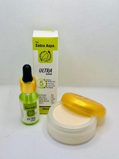 Ultra Serum & Haldi Chandan Beauty Cream Deal – Glowing Skin & Anti-Aging Care